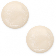 Cabochon classique 20mm Polaris Elements Jais Beige