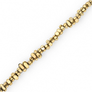 Perles h&eacute;matites Dor&eacute;