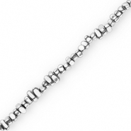 Perles h&eacute;matites Argent&eacute;