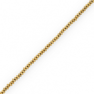 Perles h&eacute;matites rondelles Dor&eacute;