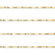 Appr&ecirc;ts en acier Inox cha&icirc;ne maille jaseron maille figaro Dor&eacute;