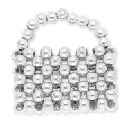 Pendentifs accroche-regard sac &agrave; main Argent&eacute;