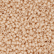 Perles de rocailles Miyuki 11/0 Ceylon Light Caramel Beige 11-593