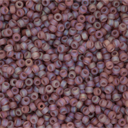 Perles de rocailles Miyuki 11/0 Transparant Matte Smoky Amethyst 11-142FR