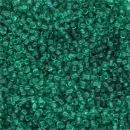 Perles&nbsp;de&nbsp;rocailles&nbsp;8/0&nbsp;(3mm) Vert transparant