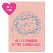 Cartes &agrave; bijoux "Close enough" Rose-bleu