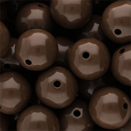 DQ Perles acryliques 20 mm brillant Cappuccino 19-1220 TCX