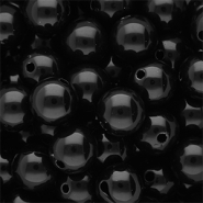 DQ Perles acryliques 14 mm brillant Black