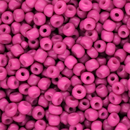 Perles de rocailles 6/0 (4 mm) Rose hot