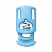 Apprêts colorés serre-cordon rectangle Bleu clair