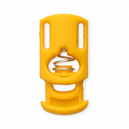 Apprêts colorés serre-cordon rectangle Orange tropicale