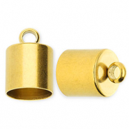 Apprêts en acier Inox embout Ø10 mm avec anneau Doré