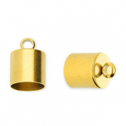 Apprêts en acier Inox embout Ø6 mm avec anneau Doré