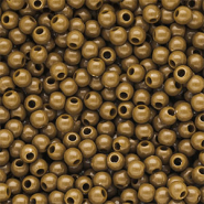 DQ Perles acryliques 4 mm brillant Wood thrush brown 17-1129 TCX