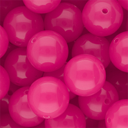 DQ&reg; Perles acryliques 18 mm brillant Rose magenta