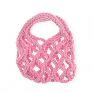 Sacs crochetés à la main Rose