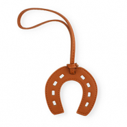 Pendentifs accroche-regard fer à cheval Marron