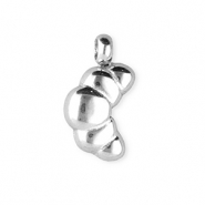 BY31&reg; Breloques en acier Inox croissant Argent&eacute;