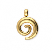 BY31® Breloques en acier Inox spirale Doré