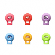 Apprêts colorés serre-cordon boule Multicolore