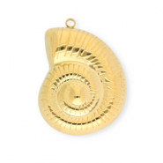 Breloques en acier Inox coquille Doré