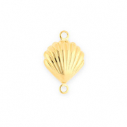 Apprêts en acier Inox connecteur coquille Doré