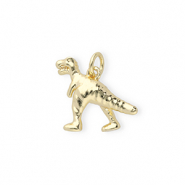 Métal TQ laiton breloques dinosaure Doré