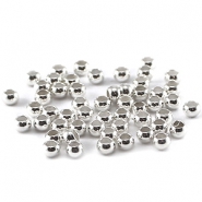 Perles &agrave; &eacute;craser DQ 3mm Argent&eacute;