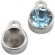 Sertis en m&eacute;tal DQ 1 anneau pour chaton SS39 argent&eacute;