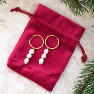 Sets d'inspiration Coffret cadeau 4 : Boucles d’oreilles raffinées avec des perles d’eau douce