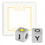 Perles / breloques Bijoux C.U.S® message beads