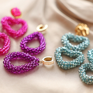 Sets d'inspiration Inspiration boucles d'oreilles avec pendentifs à facettes