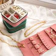 Nouveau Trousse à bijoux de voyage & Boîte à bijoux de voyage
