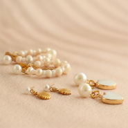 Sets d'inspiration Créez une collection unique avec des clous d'oreilles en acier inoxydable et perle