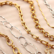 Sets d'inspiration Soyez créatif avec les chaînes Jaseron en acier inoxydable !