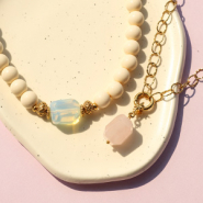 Nouveau Perles et pendentifs en pierre naturelle