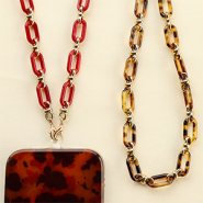 Nouveau Cordons de téléphone tendance en acrylique