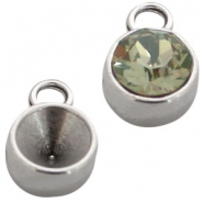 Perles en métal DQ argent antique Sertis en métal DQ argent antique