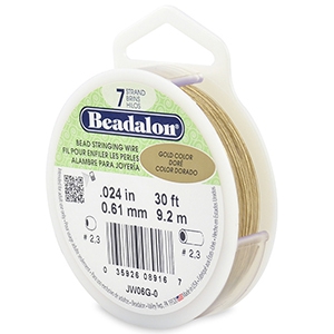 Beadalon stringing wire 7 strand 0.61mm Dor&eacute;