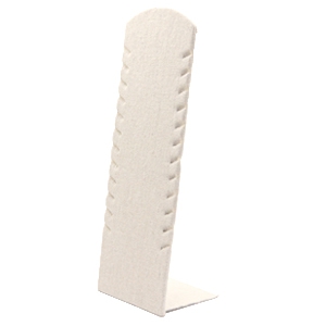 Pr&eacute;sentoir bijoux en lin small lin-gris