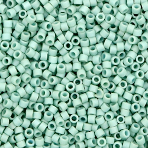Perles Miyuki delicas 11/0 Opaque matte luster sea foam green DB-374