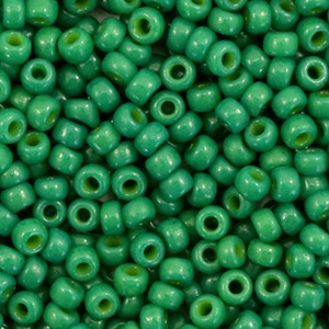 Perles de rocailles Miyuki 8/0 Duracoat opaque spruce green 8-4477