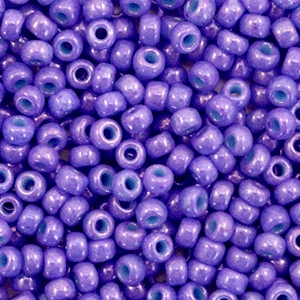 Perles de rocailles Miyuki 8/0 Opaque dyed bright purple 8-1477