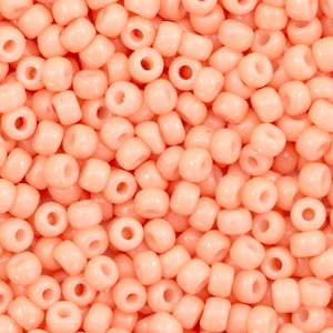 Perles de rocailles Miyuki 8/0 Duracoat opaque tea rose 8-4461