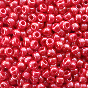 Perles de rocailles Miyuki 8/0 Opaque luster red 8-426