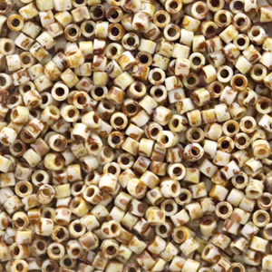 Perles Miyuki delicas 11/0 Opaque picasso yellow DB-2262