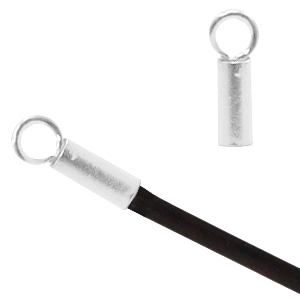 Argent 925 appr&ecirc;ts embouts 1mm Argent