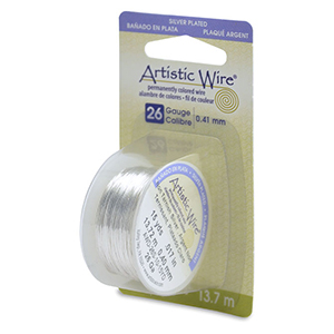 Artistic Wire 26 Gauge Argent&eacute; anti-ternissement