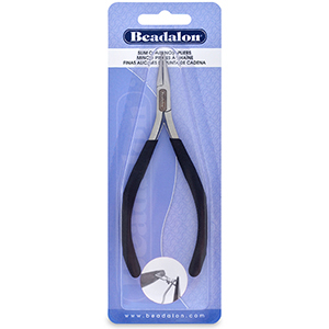 Beadalon slim line chain nose pliers Noir