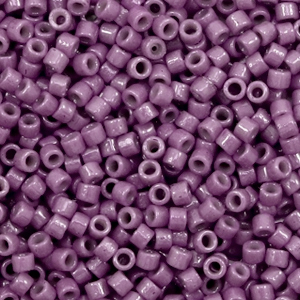 Perles Miyuki d&eacute;licas 11/0 Duracoat opaque dyed medium purple DB-2360